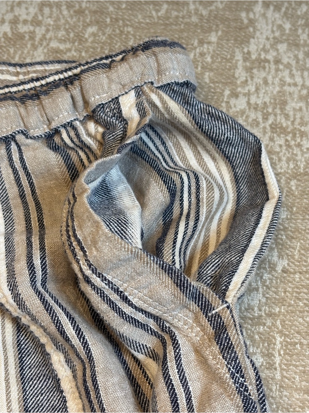 Casa Cabana Striped Linen Wide Leg Crop Pants Medium EUC
. - Picture 11 of 13